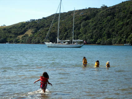 Roselina at Great Barrier Island, New Zealand