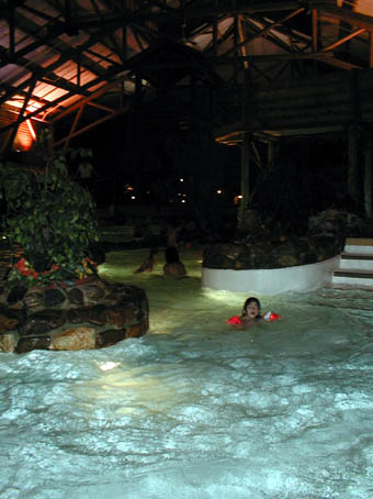 Natasha in the Tropical Pools of David Crockett Ranch Disneyland Paris