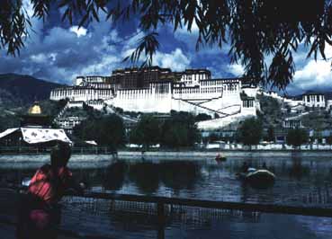 The Potala Palace in Lhasa, Tibet.