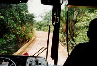 Bridge on the road to Manaus