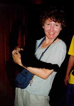 Diana with monkey