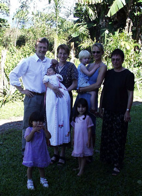 Raphaela's baptism in Chapare