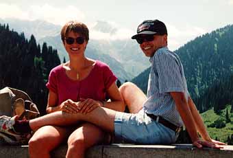 Thomas and Natasha in Almaty