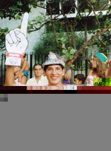 Osvaldo at the carnival in Rio