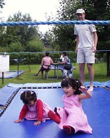 Kamila, Natasha and Troels in Djurs Sommerland