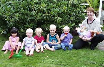 Natasha, Mathilde, Ida, Malthe, Marie, Kamila & Lykke in Vejle