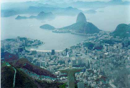 Rio de Janeiro - the view of the Christ statue