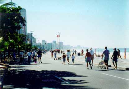 Sunday on the beach in Leblon